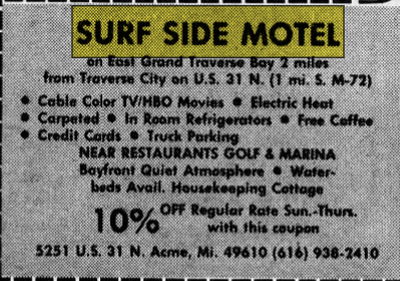 Surfside Motel (Surf Side Motel) - Sep 26 1982 Article